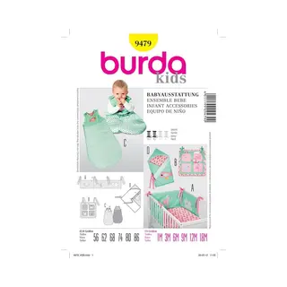 Burda Naaipatroon 9479 - Baby Accessoires