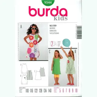 burdastyle Burda B9544 Naaipatroon Jurk 19 X 13 Cm