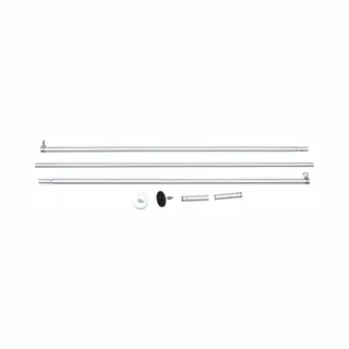 Trixie 4414 hond & kat accessoire voor veiligheidsnet 2 stuk(s) Aluminium Trekstang