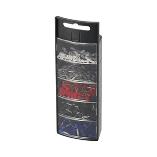 Haupa Adereindhulzen Din In Slide Box - Din-norm - Transparante Verschuifbare Afdekkingen - Formaat, 165 X 58 X 38 Mm