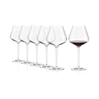 Stölzle Lausitz Symphonie Wijnglazen, Bordeauxrood, 6 Stuks, 710 Ml, Elegante Kristalballonnen, Loodvrij, Aroma's, Vaatwasmachinebestendig,