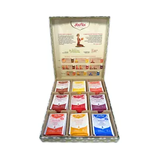 Yogi Tea Yoga Selection Cadeauset - 45 Biologische Theezakjes In 9 Verschillende Smaken, 100% Biologische Kruidenthee - Gift Box Bio 2023