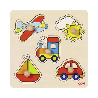 Goki 57547 Vormpuzzel 5 stuk(s) Voertuigen