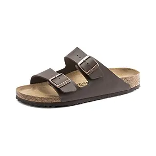 Birkenstockvoor Mannen. 51701 Arizona Birko-Flor Bruine Sandalen (44), Plat, Geen, Casual