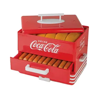 Salco Shd-80CC hotdog maker Hotdogstomer 600 W Rood, Wit