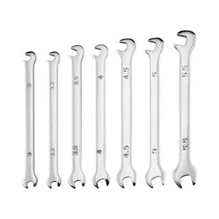 Donau 900 Double-Ended Spanner Set 7-Piece Sizes 3-5.5mm