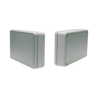 Strapubox 2024 Enclosure Black Abs With Screwed Cover 1 Piece