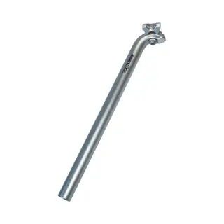 Ergotec Zadelpen Vast Hook 27, 2 X 400 Mm Aluminium Zilver