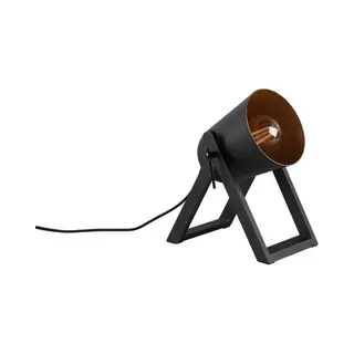 Rl Live Your Light Reality Marc - Tafellamp - Zwart-goud - Excl. 1x E27 4, 9 W - Snoerschakelaar