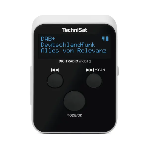 TechniSat Digitradio mobil 2 Draagbaar Analoog & digitaal Zwart, Wit thumbnail