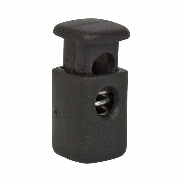 Basic Nature Cord Lock Black Rechthoekig (10 Stuks) Black thumbnail