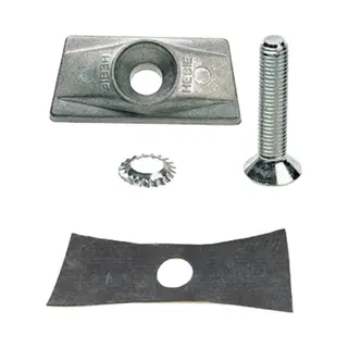 Hebie Unisex – Erwachsene Adapterplatte-03405503 Adapterplatte, Schwarz, Einheitsgröße Eu