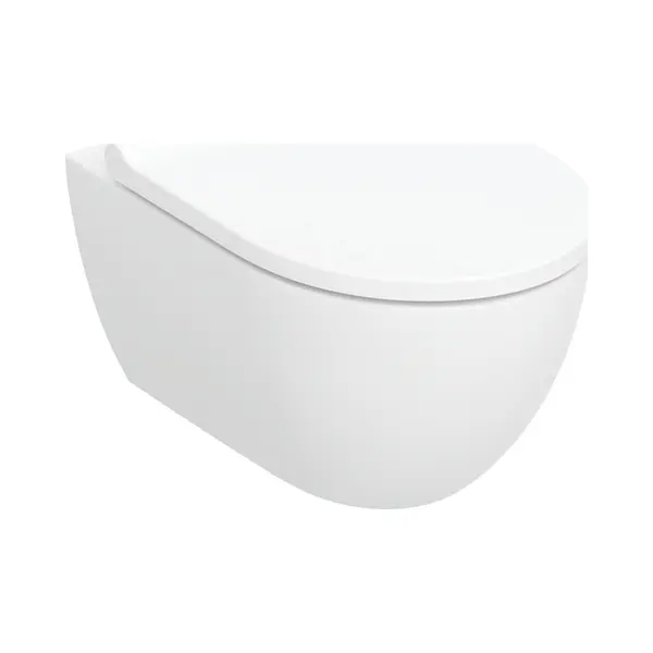 Geberit Acanto Randloos Hangtoilet Met Toiletbril Wit thumbnail