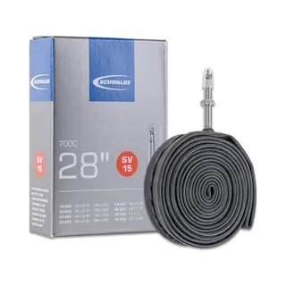 Schwalbe Unisex's SV15 Tube, Black, 700 X 18/28 C/50 Mm