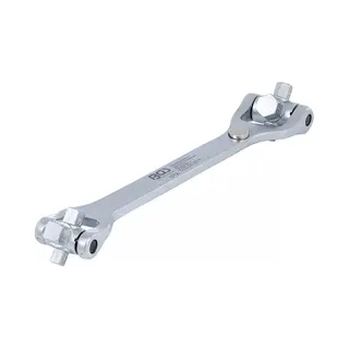 Bgs technic Special Oil Drain Plug Wrench '8-In-1'