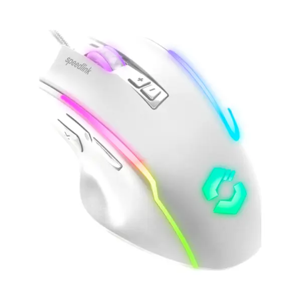 Speedlink Sl-680024-Wt muis Gamen Rechtshandig Usb Type-A Optisch 12800 Dpi thumbnail