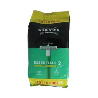 Wilkinson Wegwerpscheermesjes Extra Essential 2 Sensitive 15 Stuks