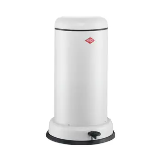 Wesco Baseboy Prullenbak Met Soft Close | 20 Liter | Metaal - Mat Wit | Pedaalemmer