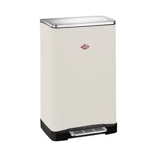 Wesco Big Double Boy Afvalscheider | 36 Liter | Duo Pedaalemmer (2x18 Liter) | Metaal - Mat Zand | Prullenbak
