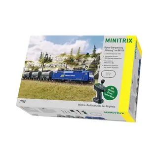 Minitrix Serie 120 - Digitale Startset Goederentrein - Inclusief Locomotief En 3 Ketelwagens