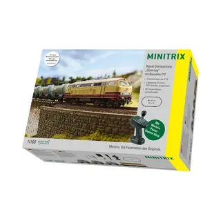 MiniTrix T11160 Digitaal Startpakket Goederentrein Met Klasse 217 (N-spoor)