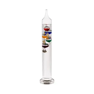 ootb Decoratief Voorwerp / Glazen Thermometer Van Galilea / Afmetingen, 28 X 5, 5 Cm