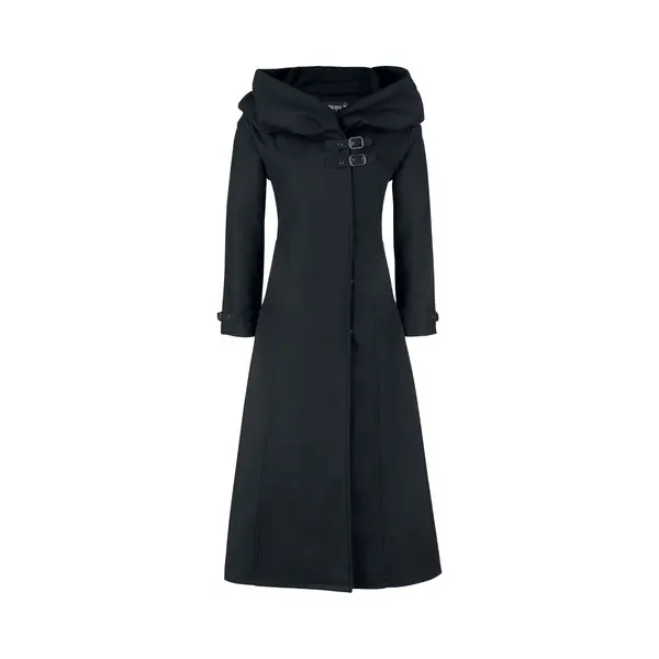 Gothicana By Emp Cinderella Winter Coat Black thumbnail