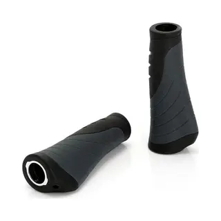 Xlc Gr-S04 Handvatten Fiets - Ergo - 135/92mm - Zwart/Grijs