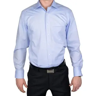 Marvelis Overhemd Blauw, Effen