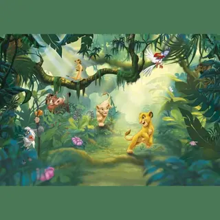 Komar Fotobehang - The Lion King Jungle 368x254cm - Papierbehang