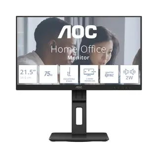 Aoc E2 22E2UMF Led display 54,6 cm (21.5") 1920 x 1080 Pixels Full Hd Zwart
