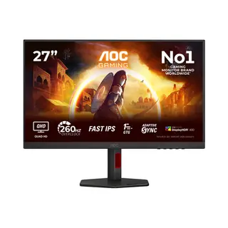 Aoc G4 Q27G4ZR computer monitor 68.6 cm (27") 2560 x 1440 pixels Quad Hd Led Black, Red