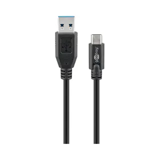 Goobay Sync & Charge Super Speed Usb-C to Usb A 3.0 Charging Cable, 0.5 m