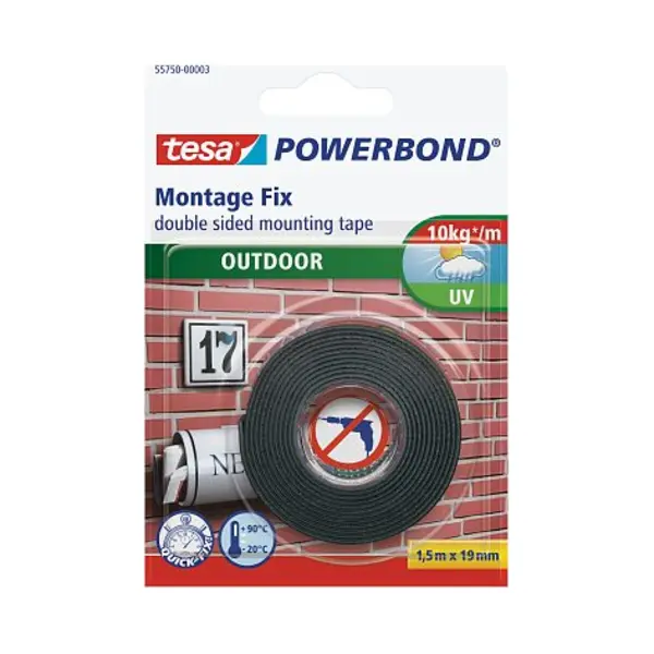 Tesa Powerbond Outdoor 1.5 m Mounting tape thumbnail