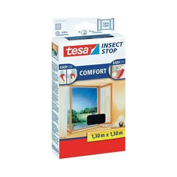 Tesa Insect Stop Comfort klamboe Raam Zilver thumbnail