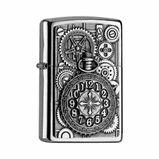 Aansteker Zippo Pocket Watch Emblem