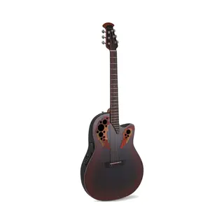 Ovation CE44-Rrb Celebrity Elite Mid Depth Reverse Red Burst Elektrisch-akoestische Westerngitaar
