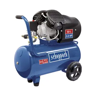Scheppach HC52DC Pneumatische Compressor 50 L 8 Bar