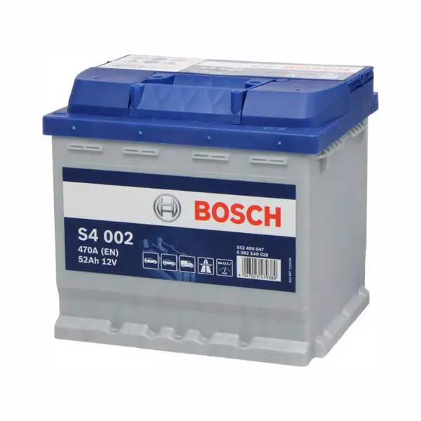 Bosch S4002 vehicle battery Agm (Absorbed Glass Mat) 52 Ah 12 V 470 A Car thumbnail