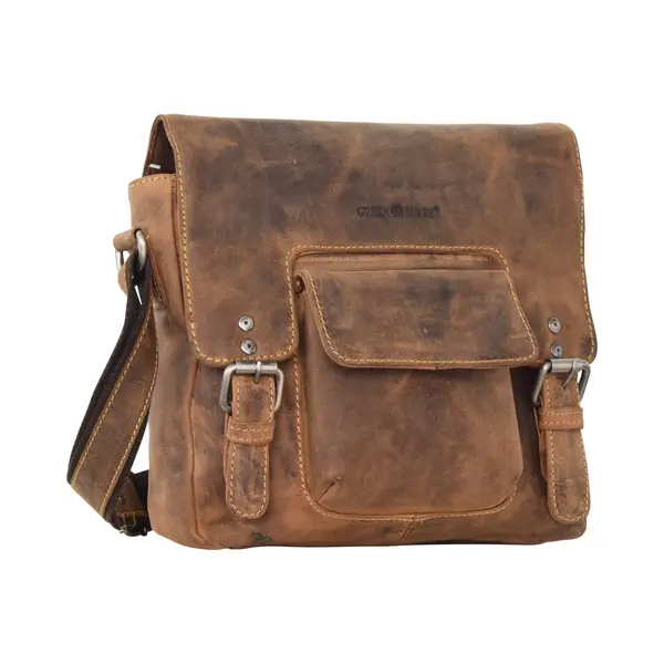 Greenburry Vintage Revival Vol. 1 Schoudertas Leer 28 Cm - Jongens - Braun thumbnail