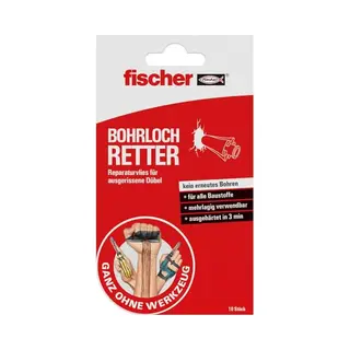 Fischer, Muurpluggen, Gow Boorgat Redder (10 Pcs.)