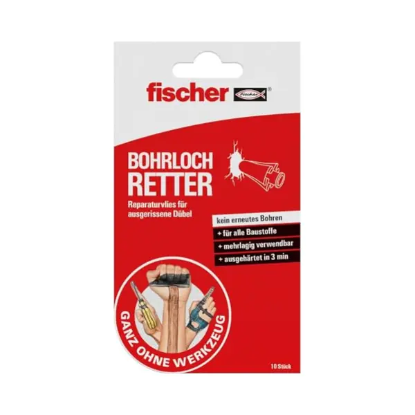Fischer, Muurpluggen, Gow Boorgat Redder (10 Pcs.) thumbnail