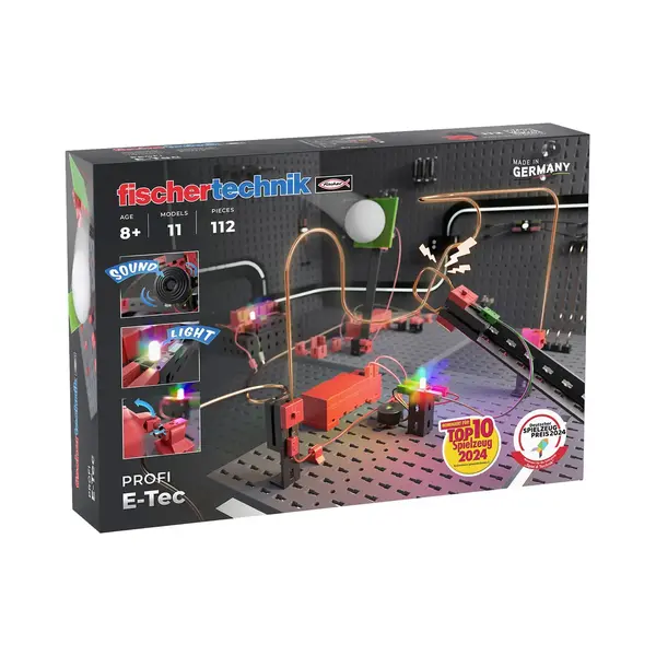 Fischertechnik E-Tec 571905 Elektriciteitsset Voor Kinderen, Educatief Spel Met 11 Modellen, Vanaf 8 Jaar thumbnail