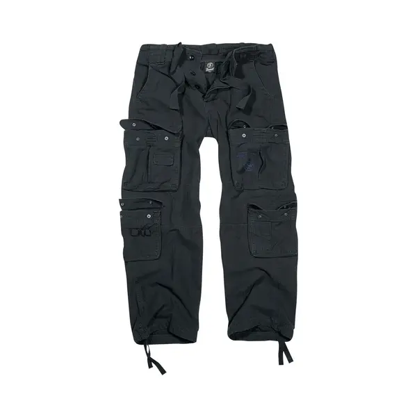 Brandit Pure Vintage Trousers Cargo Trousers Black thumbnail