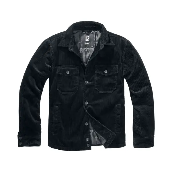 Brandit Corduroy Jacket Mid-Season Jackets Black thumbnail