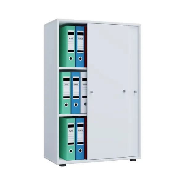 Vcm Aktenschrank Büroschrank Aktenschrank Schiebetüren Lona 3fach thumbnail