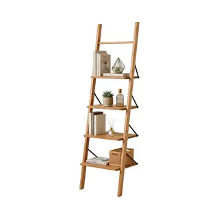 Ladderrek - Naturel - 44x180x35 Cm - Met Planken