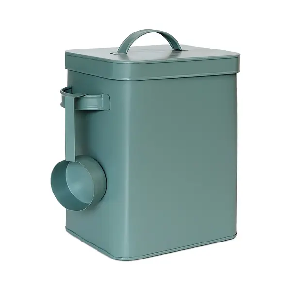 Koffieblik Luchtdicht - 6, 5 L - Met Lepel - Groen thumbnail