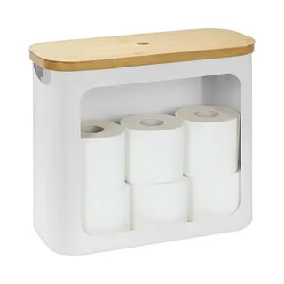 Relaxdays, Toiletpapierhouder, Toilettenpapier-Aufbewahrung