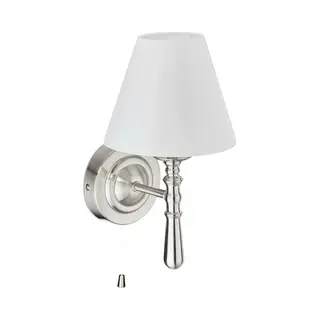 Relaxdays, Wandlamp + Plafondlamp, Wandlamp (E14)